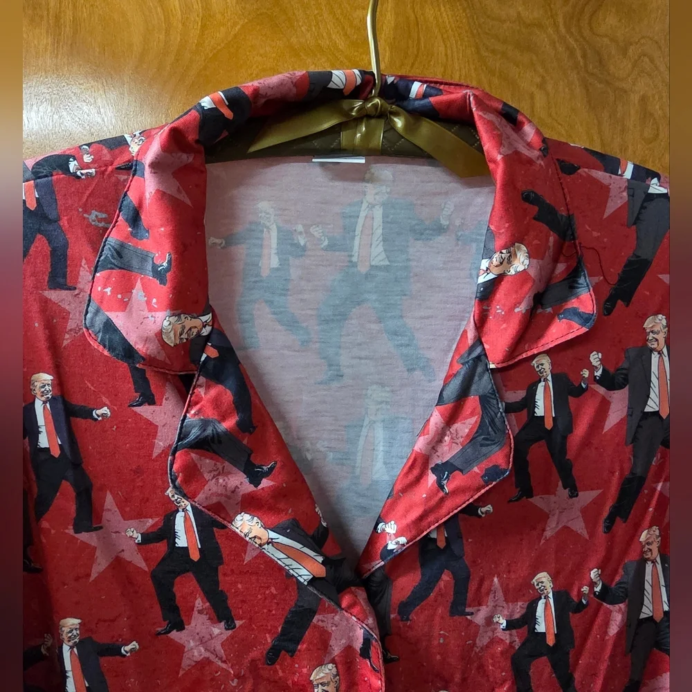 Trump Victory Dance Pajama Top M